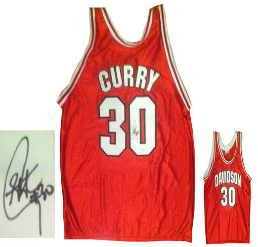 stephen curry davidson jersey for sale