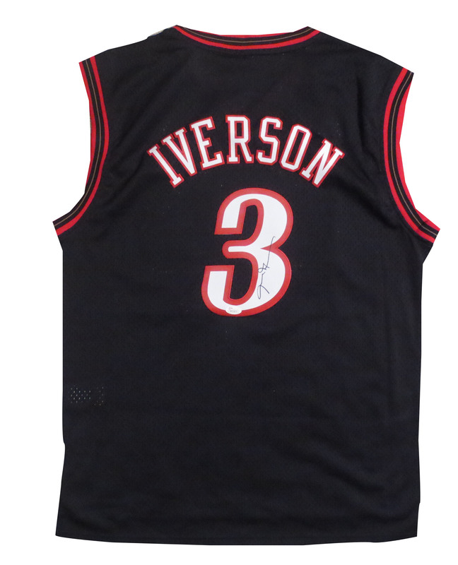 iverson autographed jersey