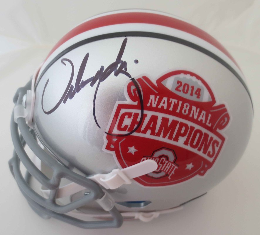 urban meyer autographed helmet